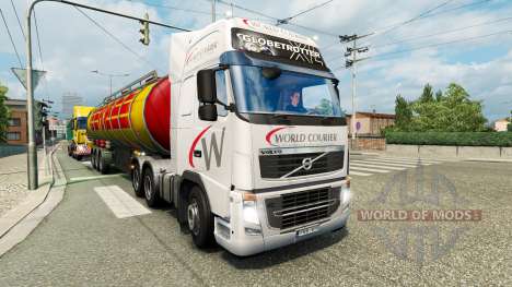 Páginas para colorear de camiones para el tráfic para Euro Truck Simulator 2