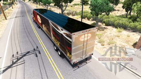 La piel de Tim Hortons en el remolque para American Truck Simulator