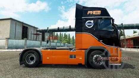 Equipo de carreras de la piel para camiones Volv para Euro Truck Simulator 2