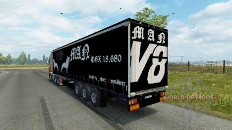 Trailer de el HOMBRE V8 para Euro Truck Simulator 2