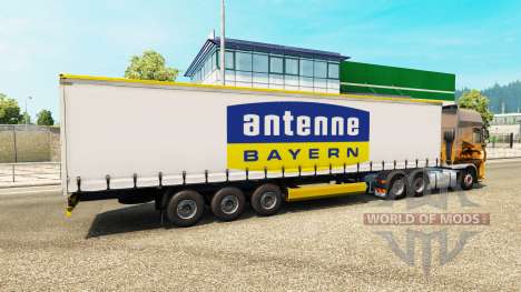 Semi-Antena Bayern para Euro Truck Simulator 2