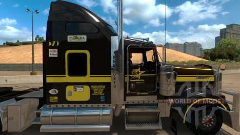 Five Star Transportations skin for Kenworth W900 para American Truck Simulator