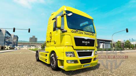Gertzen Transporte de la piel para el HOMBRE cam para Euro Truck Simulator 2