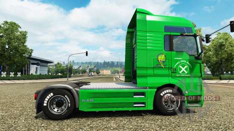 Raiffeisen de la piel en el camión MAN para Euro Truck Simulator 2