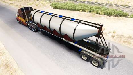 Semi-remolque, camión de cemento para American Truck Simulator