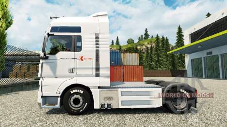 Klaus Bosselmann skin for MAN truck para Euro Truck Simulator 2