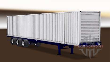 Autónomas, semi-barco de contenedores para American Truck Simulator