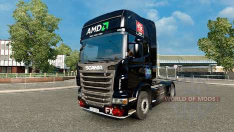 AMD FX de la piel para Scania camión para Euro Truck Simulator 2