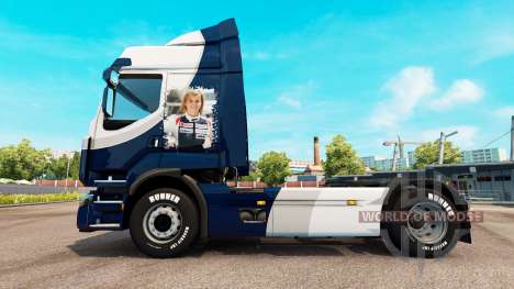 La piel que el Equipo Williams F1 para Renault c para Euro Truck Simulator 2