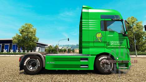 La piel EMS-Vechte en el camión MAN para Euro Truck Simulator 2