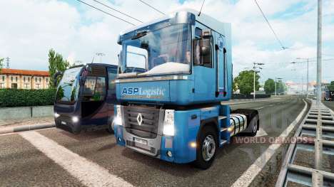 Páginas para colorear de camiones para el tráfic para Euro Truck Simulator 2
