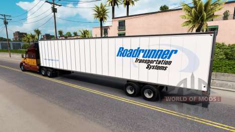 La piel Roadruner en el remolque para American Truck Simulator