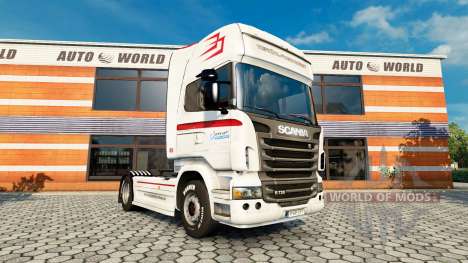 La piel Coppenrath & Wiese v1.1 en la unidad tra para Euro Truck Simulator 2