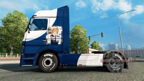 La piel Williams F1 Team en la unidad tractora M para Euro Truck Simulator 2