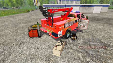 Ford F-350 [sapeur pompier] para Farming Simulator 2015