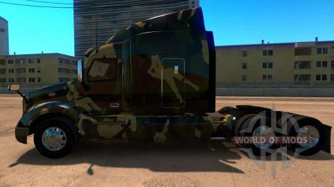 La piel de Camuflaje para Peterbilt 579 para American Truck Simulator
