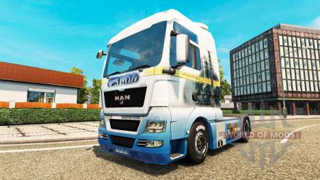 La piel de el Señor de los Anillos en el camión  para Euro Truck Simulator 2