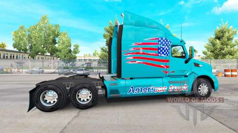 La piel de América Camión en camión Peterbilt para American Truck Simulator