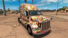 Etiqueta engomada de la Bomba скин для Peterbilt 579 para American Truck Simulator