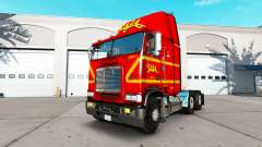 La piel en SAIA de camiones Freightliner FLB para American Truck Simulator