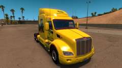 John Deere de la piel para Peterbilt 579 para American Truck Simulator
