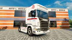 La piel Coppenrath & Wiese v1.1 en la unidad tractora Scania para Euro Truck Simulator 2