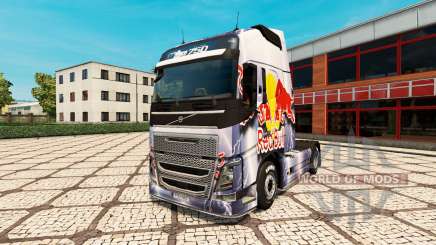 RedBull piel para camiones Volvo para Euro Truck Simulator 2
