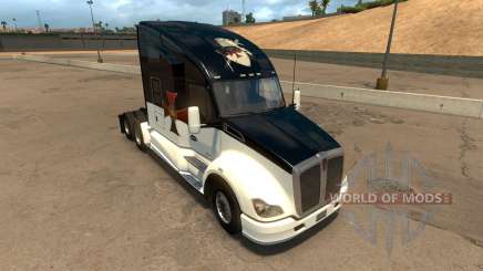 Skin Knights Templar Kenworth T680 para American Truck Simulator