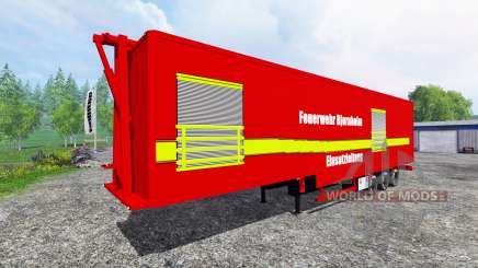 Semirremolque Fire Bjornholm Management para Farming Simulator 2015