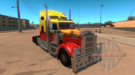 Kenworth W900 Sunny paintjob para American Truck Simulator