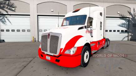 La piel de Coca-Cola Kenworth tractor para American Truck Simulator