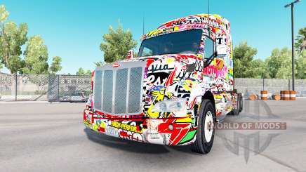 Etiqueta Engomada de la piel para Peterbilt y Kenworth camiones para American Truck Simulator