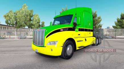 La piel de John Deere tractores Peterbilt y Kenworth para American Truck Simulator