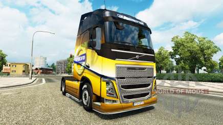 El Volvo Especial 2012 de la piel para camiones Volvo para Euro Truck Simulator 2