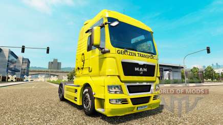 Gertzen Transporte de la piel para el HOMBRE camión para Euro Truck Simulator 2
