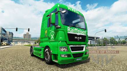 Raiffeisen de la piel en el camión MAN para Euro Truck Simulator 2