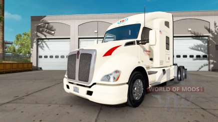 La piel Wallbert en un Kenworth tractor para American Truck Simulator