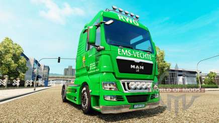 La piel EMS-Vechte en el camión MAN para Euro Truck Simulator 2