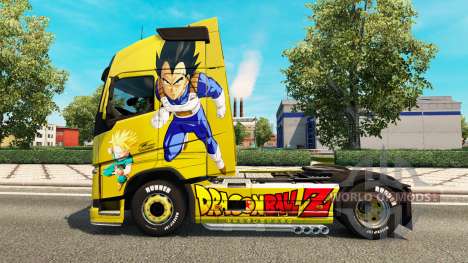 La piel de Dragon Ball Z para Volvo trucks para Euro Truck Simulator 2