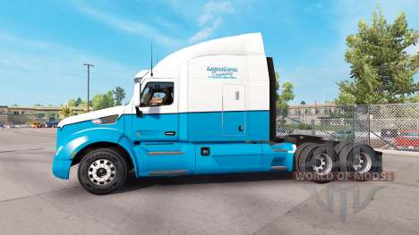 La Piel De Larga Distancia De Camiones. Peterbil para American Truck Simulator