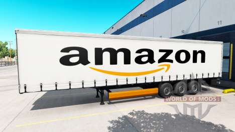 La piel de Amazon en el remolque para American Truck Simulator