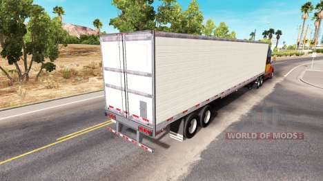 Largo refrigerados semi-remolque para American Truck Simulator