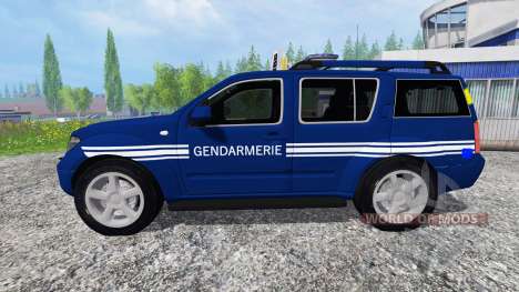 Nissan Pathfinder Gendarmerie para Farming Simulator 2015