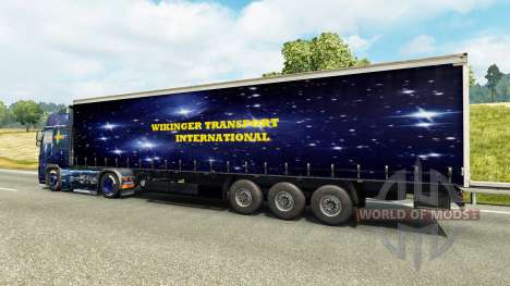 Wiking de Transporte de la piel para camiones Vo para Euro Truck Simulator 2