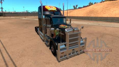 Kenworth W900 Mexico Skin v 2.0 para American Truck Simulator