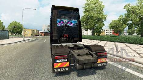 Ojos malignos de la piel para camiones Volvo para Euro Truck Simulator 2