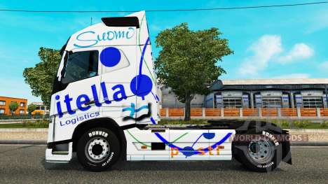 Itella de la piel para camiones Volvo para Euro Truck Simulator 2