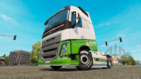 EAcres piel v1.1 tractor Volvo para Euro Truck Simulator 2