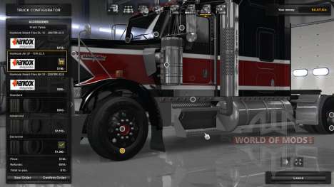 Hankook Truck Tires para American Truck Simulator