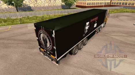La piel de alto Secreto Independiente en el remo para Euro Truck Simulator 2